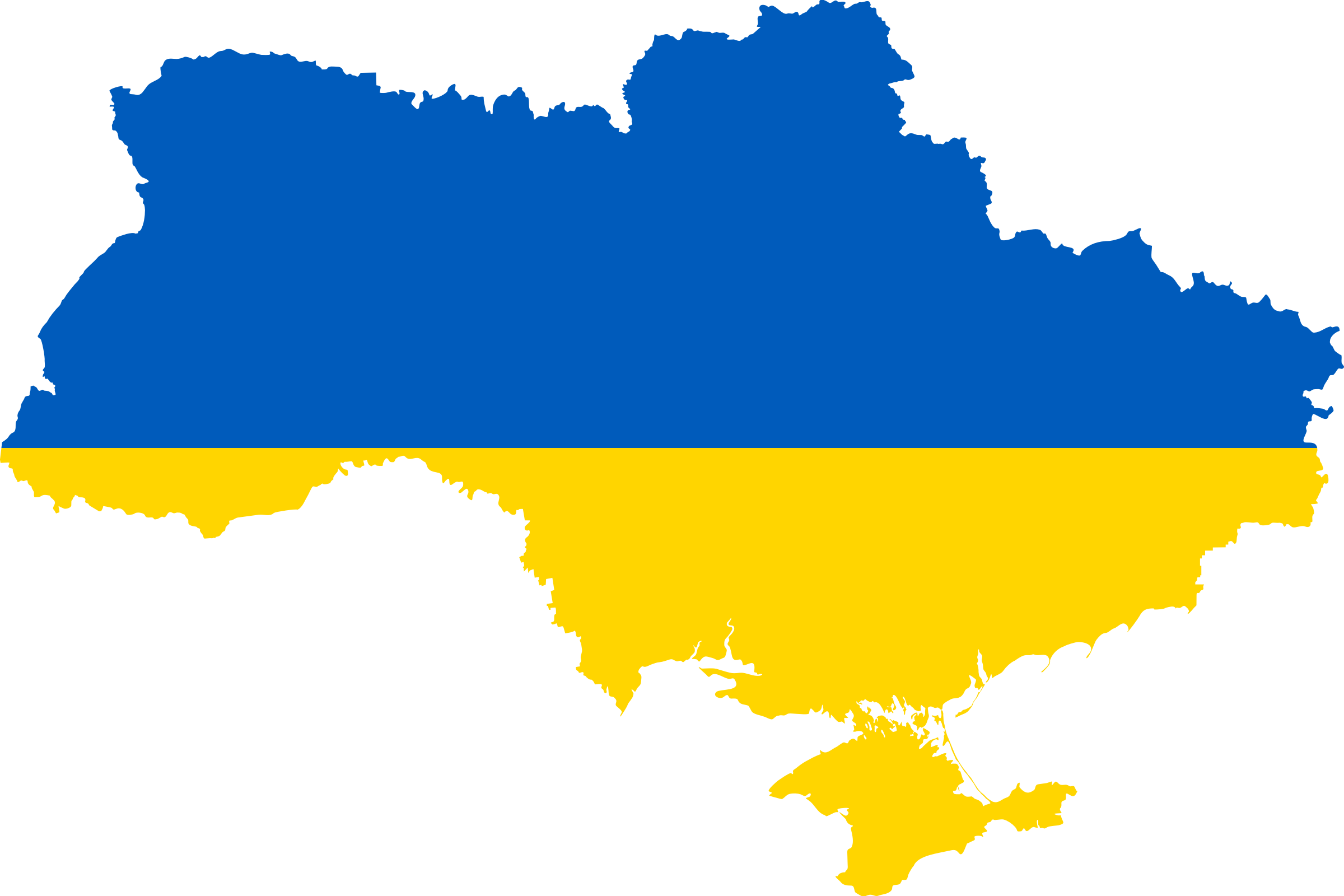 Flag of Ukraine Map National fla - TrendyScreen Exclusive IPTV Service in Ukraine